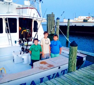 Geared up for an Offshore Ocracoke Charter